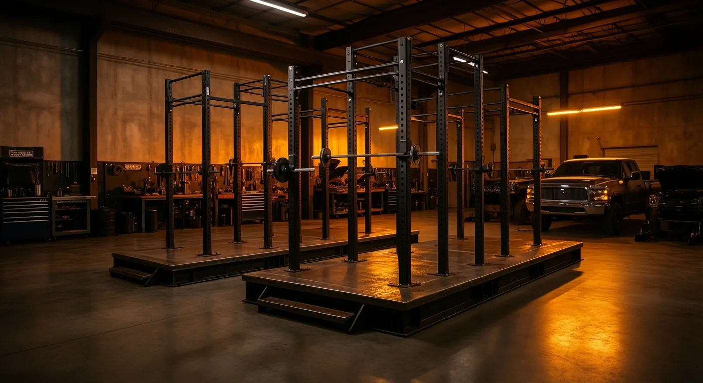 Elite fitness training floor