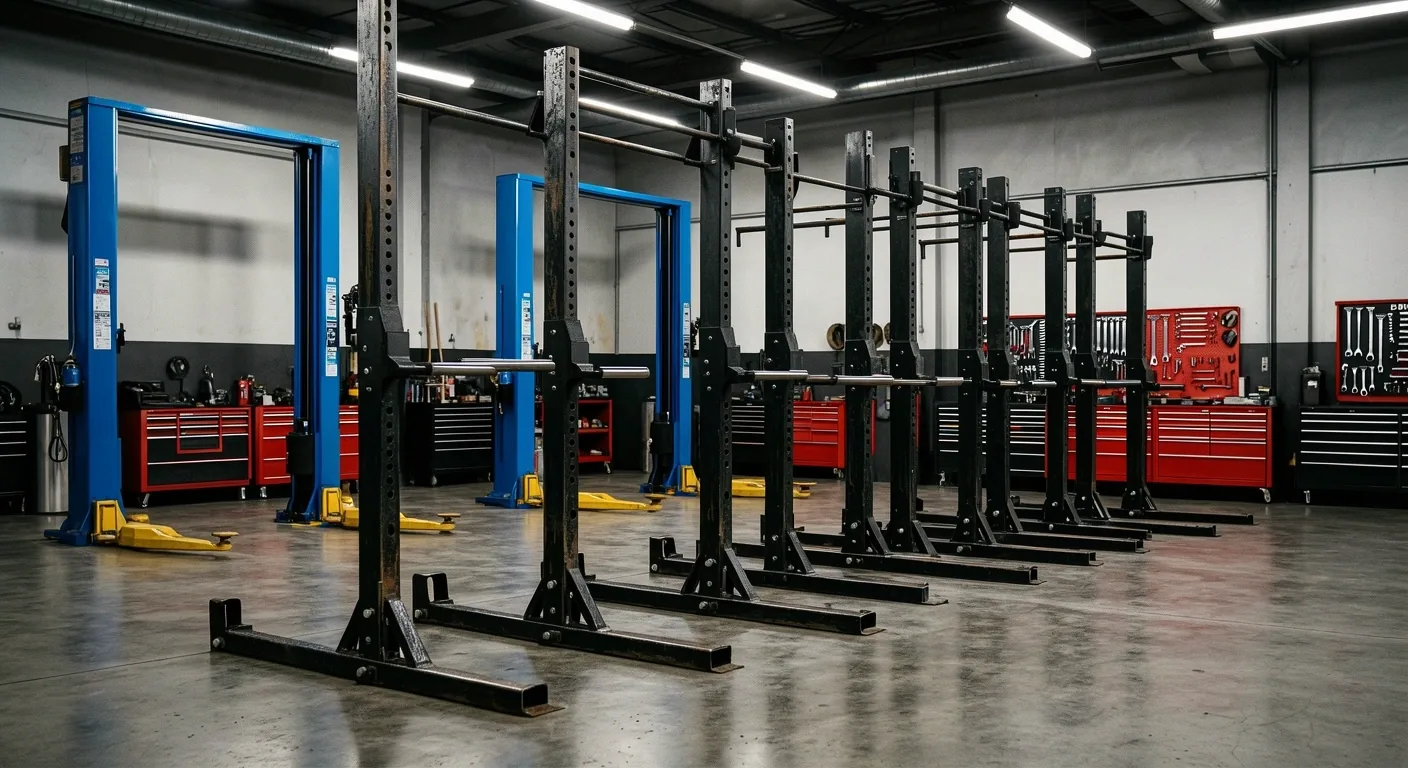 Precision automotive service bay
